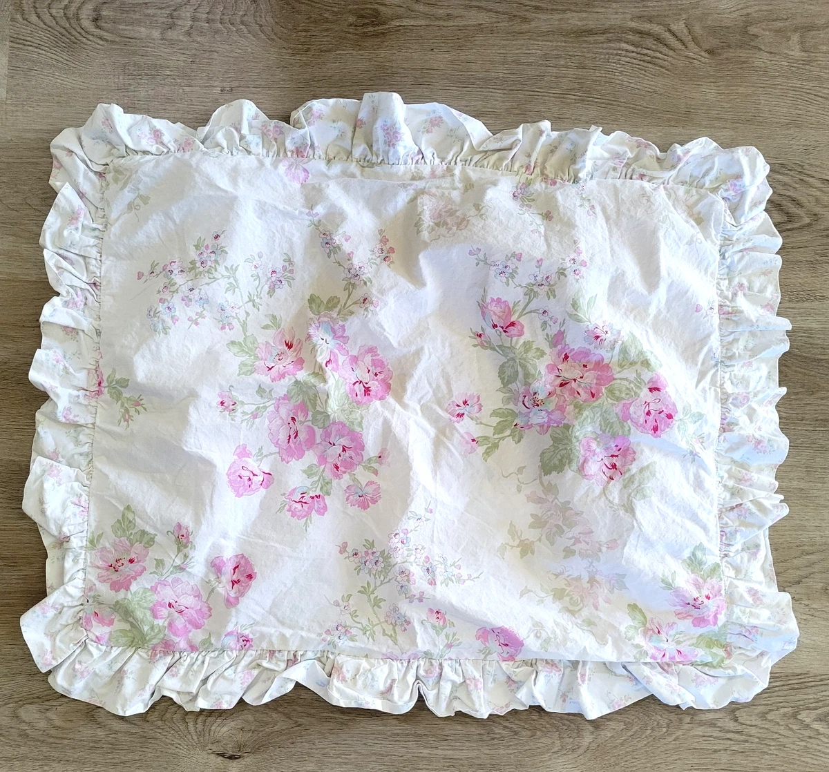 Rachel Ashwell Simply Shabby Chic Rose PINK Ruffle QUEEN Sheet Set ~ US