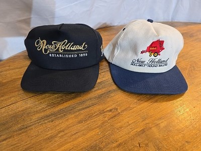 1990's New Holland Hat Cap Snap Back Mens USA lot(2)
