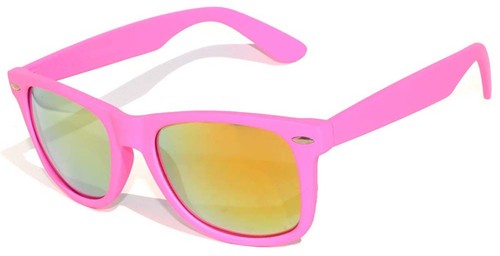 KIDS PINK SUNGLASSES POLARIZED MIRROR LENS PROTECT CHILD'S EYES FROM UVB W/POUCH - Picture 6 of 10