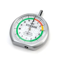 Dialtype Colorcoded Tread Depth Gauge Identifies Tire Wear Durable Powdercoated 