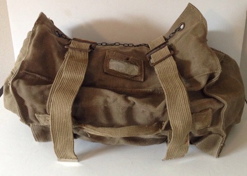 Vintage U.S Army Canvas Duffle Bag Old 
