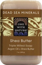 One with Nature Shea Butter Triple Milled Mineral Soap Bar, , 7 oz (200 g) 1 Bar