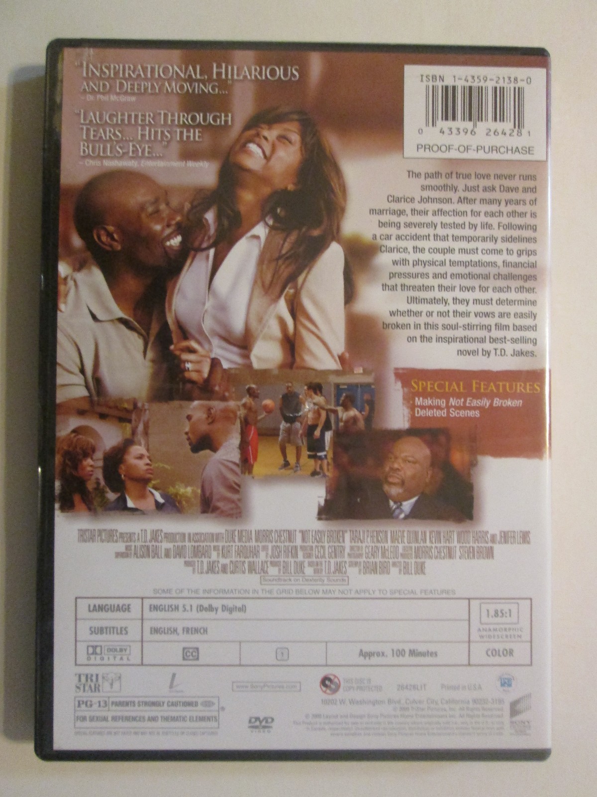 Not Easily Broken Morris Chestnut Taraji P. Henson ( Empire