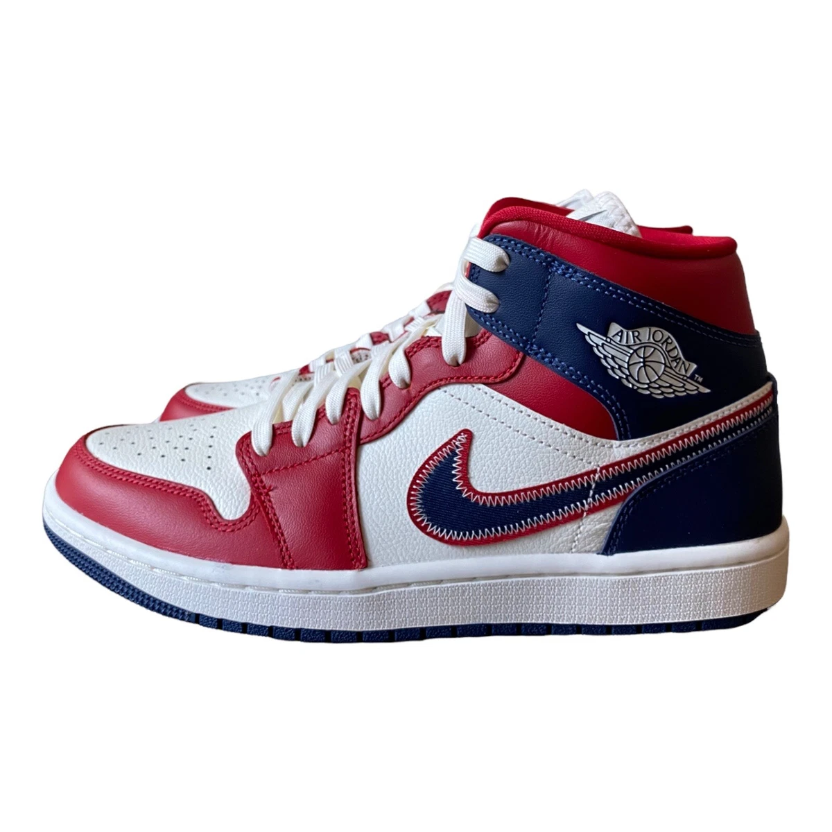 Jordan 1 red white and blue sale