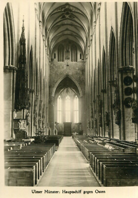 Carte GERMANY Ulm Münster main ship towards the east