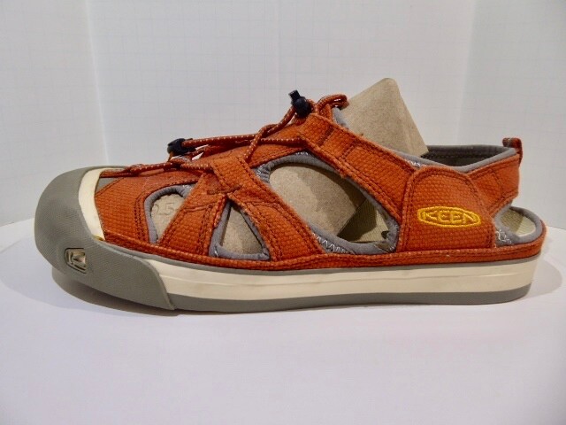 KEEN Coronado sandalo acqua tela vulcanizzata donna 11 arancione ruggine scarpa da trail EXC