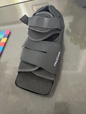 ProCare Medium Medical Surgery Post Op Foot Trauma Shoe Square Toe Black