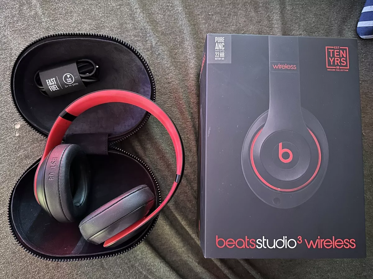 Beats Studio3 Wireless Ten Years Decade Edition - Black/Red | eBay