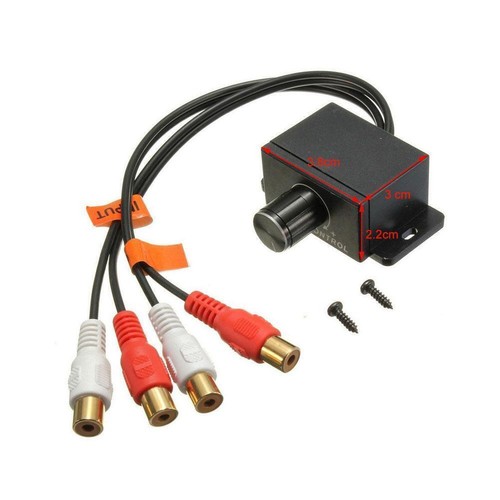 Car Home Audio Amplifier Subwoofer Bass RCA Level Remote Control Volume I6P3 - Picture 8 of 14