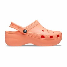 New CROCS Womens CLASSIC PLATFORM CLOG 206750-83E PAPAYA US W 5 - 8 TAKSE
