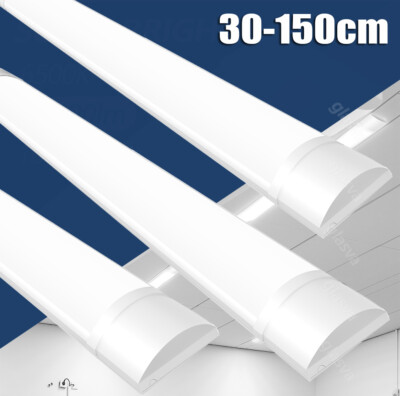 30/60/90/120cm LED Feuchtraumleuchte Unterbauleuchte Deckenleuchte Büroleuchte