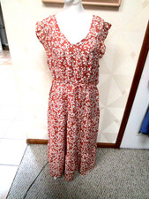 SIMPLY VERA-MULTICOLOR-FLORAL-LINED-TIE KEYHOLE NECK-MAXI DRESS-SIZE-XXL-NWT