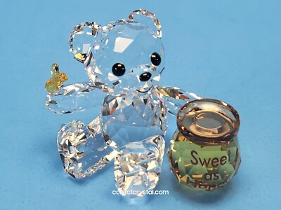 SWAROVSKI # 5491970 Kris Bear Figurine Sweet As Honey Pot