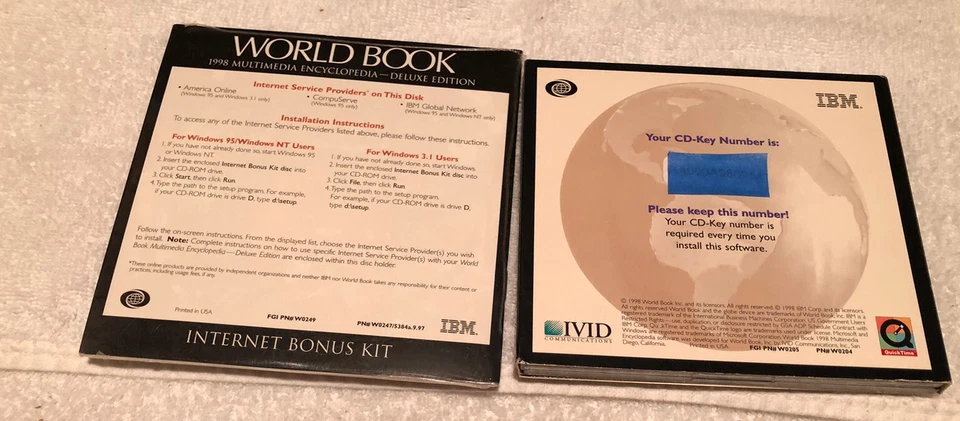 The World Book 1998 Multimedia Encylopedia Deluxe Ed 1998/ Internet Bonus CD Lot - Image 2 of 4