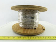 Houston 12 01THHNWHTENX 12AWG White Black Stripe Copper Strand Wire 500' Roll