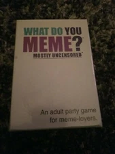 What Do You Meme? Mostly Uncensored. An Adult Party Game For Meme-Lovers NEW 