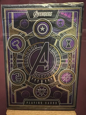 Marvel s AVENGERS  Infinity Saga  - Purple Edition - Playing Cards by Theory11