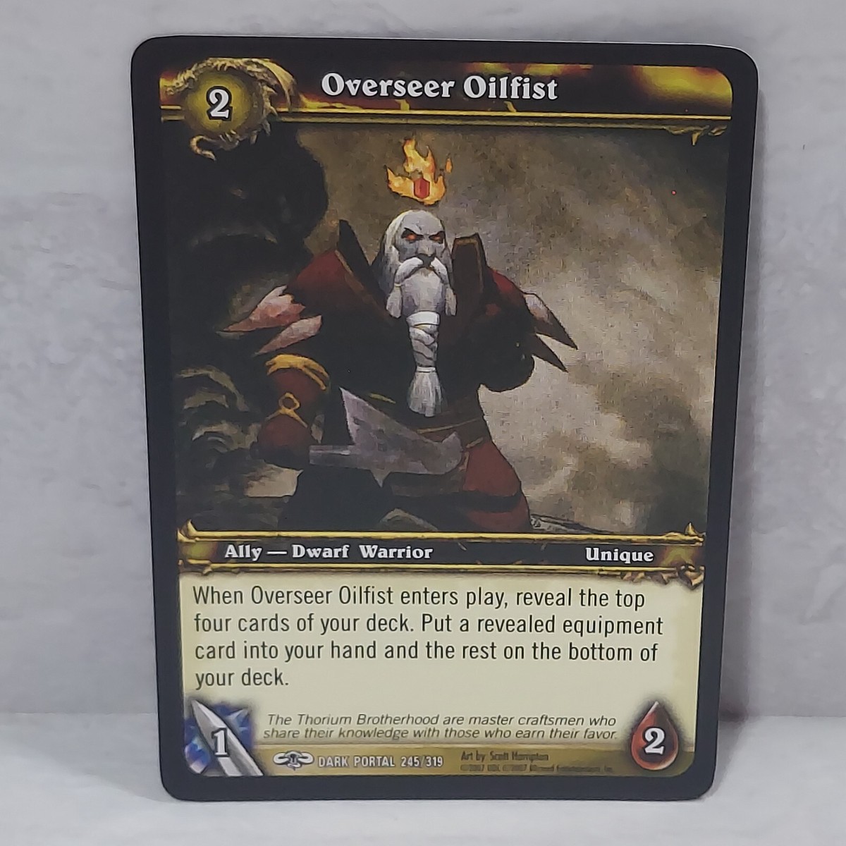 World Of Warcraft Through The Dark Portal Overseer Oilfist 245/319 