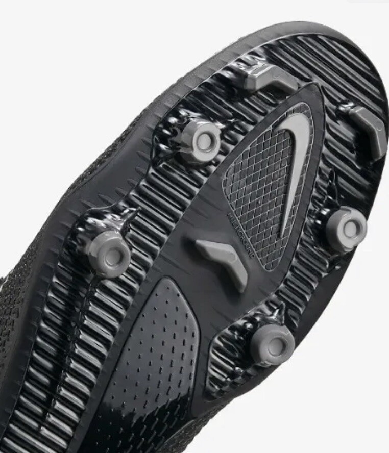 Nike Phantom GT2 Club FG/MG Black Metallic Silver Cleats Nike Phantom GT2 Club FG/MG Black Metallic Silver Cleats