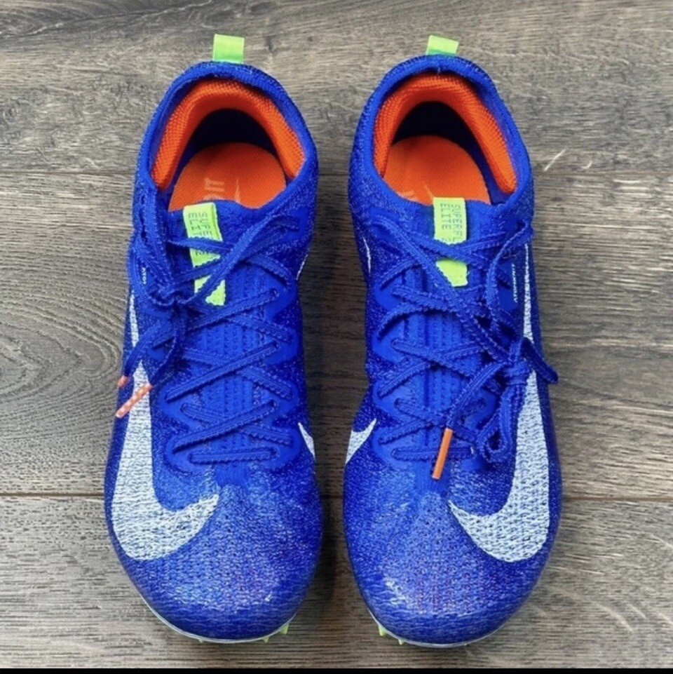 Nike Zoom Superfly 2 Elite Track Spikes Mens Size 9 Blue 