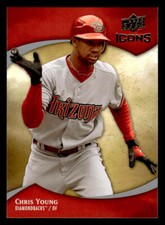 2009 Upper Deck Icons #23 Chris B. Young Card Arizona Diamondbacks