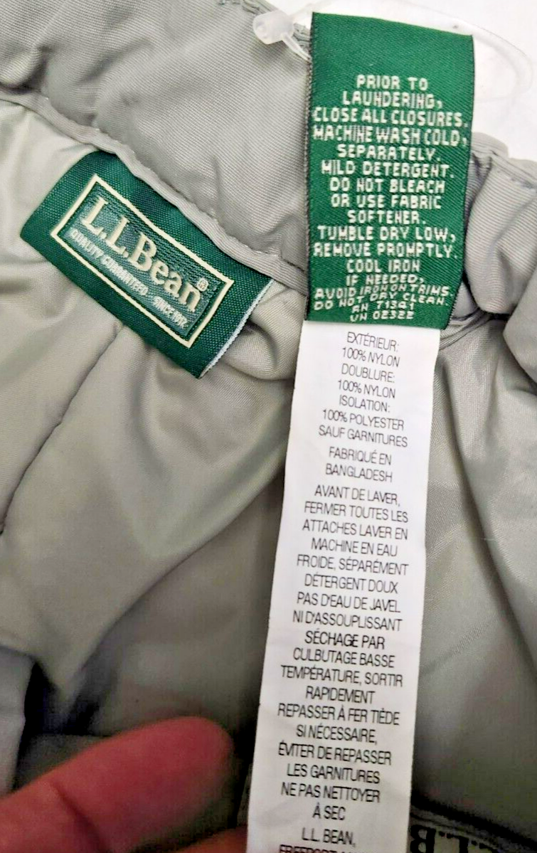 L.L. Bean Ski Pants Women's Size 16 Gray Thinsulate Insulated Nylon