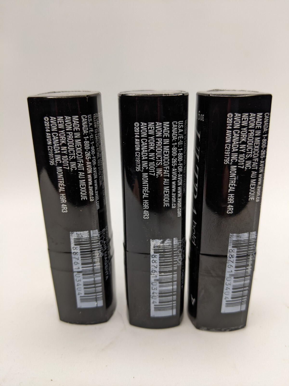 Lot of 3 Avon Ultra Color Bold Lipstick Magenta Flash  factory sealed 