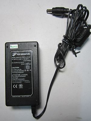 ORIGINAL FSP GROUP INC FSP012-DFCA1 12,0 V 1,0 A MAX AC-DC ADAPTER NETZTEIL