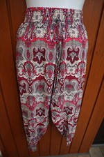 LB01 - Bunte, luftige 7/8 Freizeithose, Größe L/XL, von Ganeder, sehr gepflegt