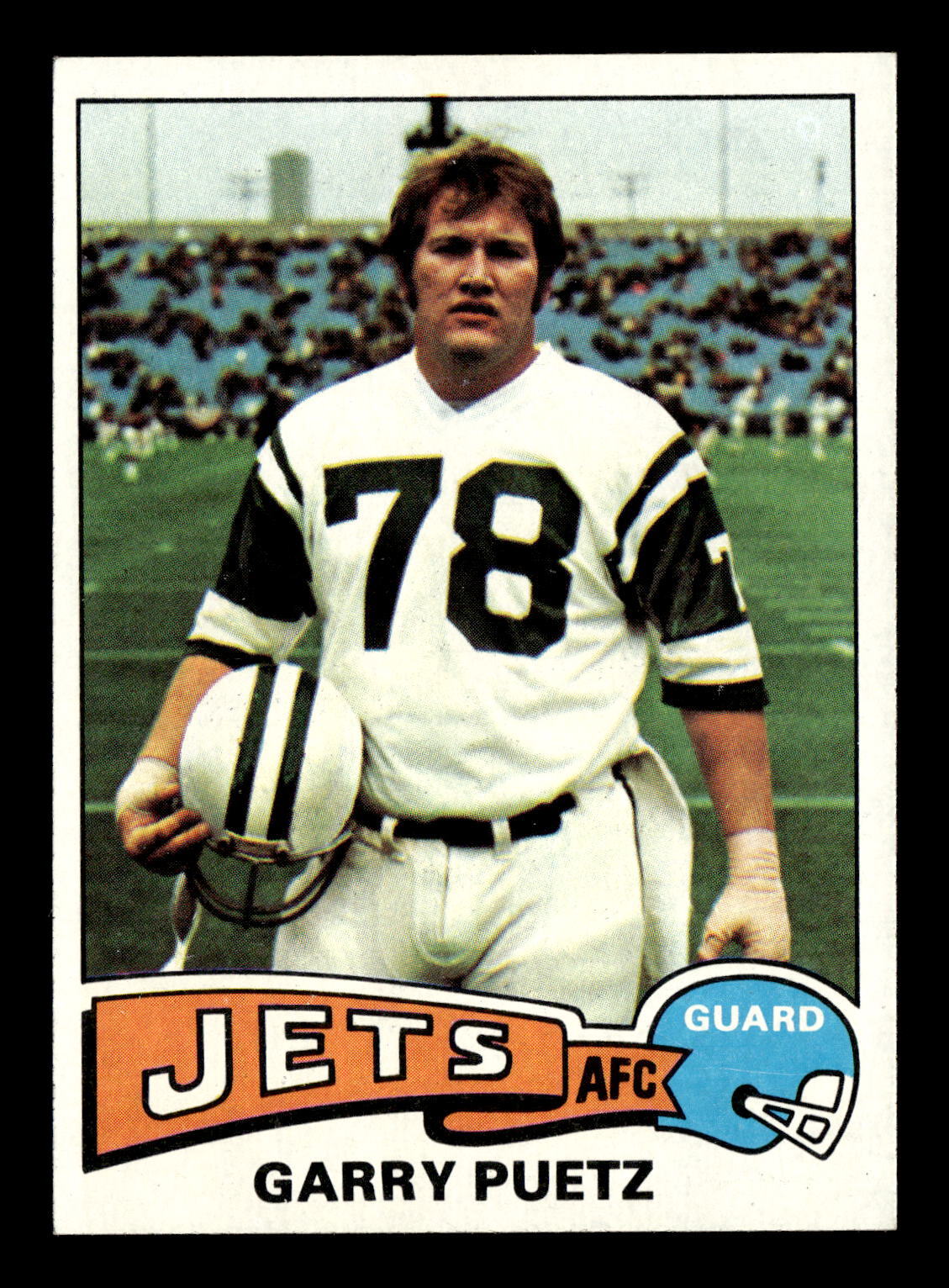 Garry Puetz #259 Football Cards 1975 Topps trading card — raw and PSA graded price guide