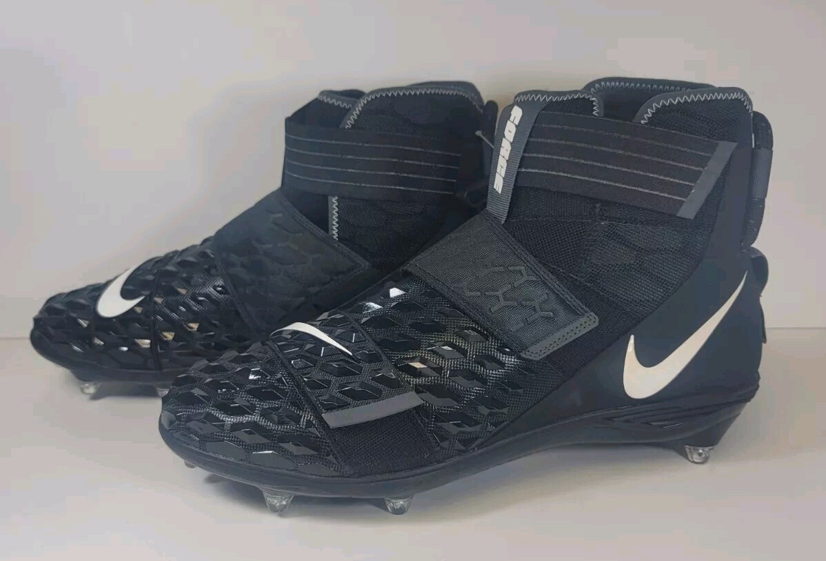 Nike Force Savage Elite 2 TD Mens Football Lacrosse Cleats Black/Black Size 12 M Nike Force Savage Elite 2 TD Black White Mens Sz 9 Football  main image 4