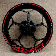 MT07 Motorcycle Wheel Decals Rim Tickers laminated Tripes For Yamaha MT07