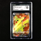 CGC 10 GEM MINT 2024 Pokemon CHN Pikachu V cs4DaC F 418/414 Holo