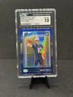 2024 Panini Donruss Optic - Drake Maye #229 Blue Hyper Prizm RC Rookie CGC 10