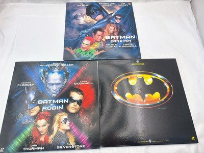 BATMAN Trilogy 3x Laserdisc Set Japan LD English Audio Japanese