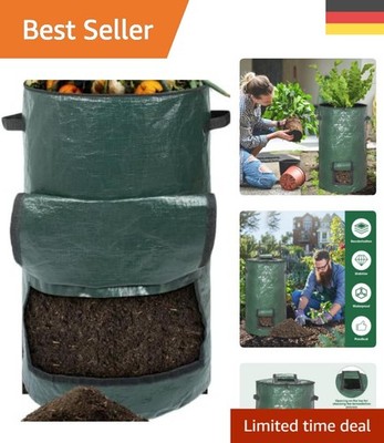 Durable 120L Stand Up Komposter mit Aerationssystem für Schnelles Kompostieren