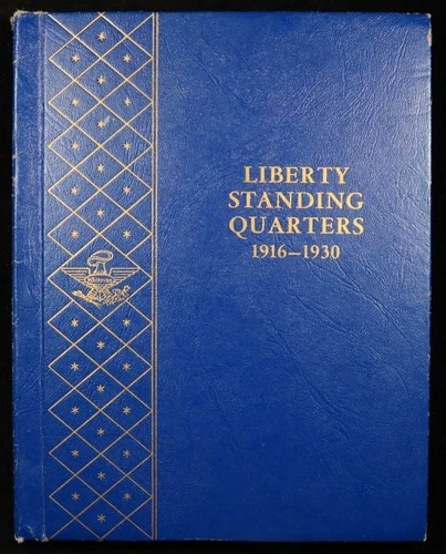 1917-1930 Standing Liberty Quarter Set 18 Coins Whitman Album (#SLC00240)