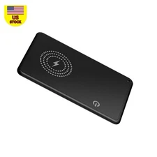 Black Wireless Charging Smart Card Tracker ABS Wallet Tracker Tracking Device