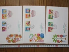 Japan Stamp First Day Cover Postal mascot character 3 Covers Large format 2003
