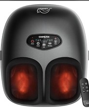 Foot Massager Machine with Heat Shiatsu Deep Kneading for Tired Muscles FSA/HSA