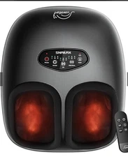 Foot Massager Machine with Heat Shiatsu Deep Kneading for Tired Muscles FSA/HSA