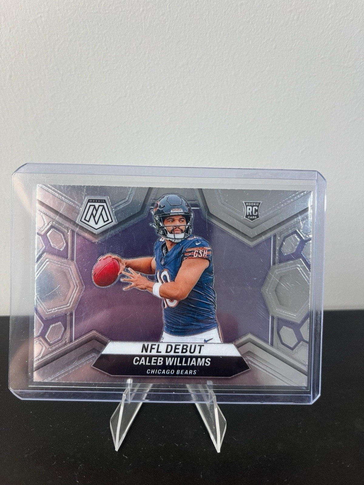 2024 Panini Mosaic - NFL Debut Caleb Williams #289 Silver Prizm (RC)