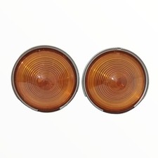 Fit For Willys Jeep Cj-3b Cj3 Cj5 Cj6 Turn Signal Amber Light Indicator