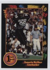 1991 Wild Card Draft Kanavis McGhee #75 Rookie RC 7rf. rookie card picture