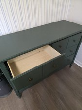 Pemberly Row Contemporary 6-Drawer Assembled Dresser in Forest Green