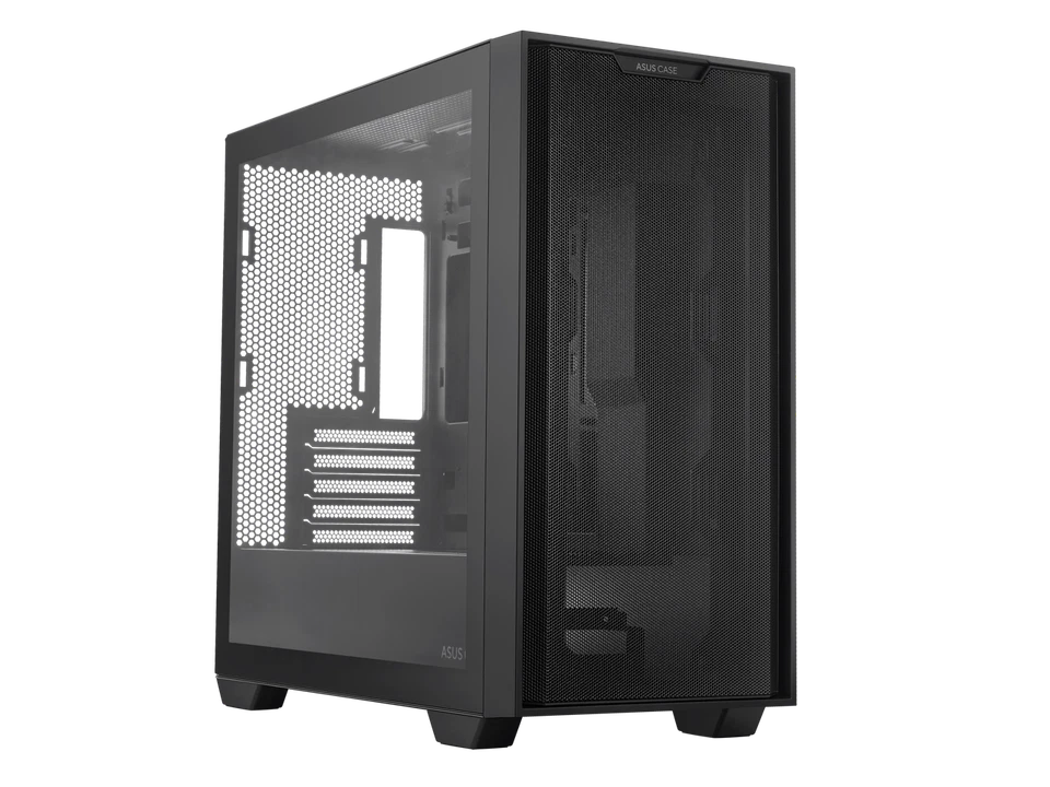 ASUS A21/BLK// Micro ATX Computer Case Steel / Plastic / Tempered Glass-Black - Image 3 of 4