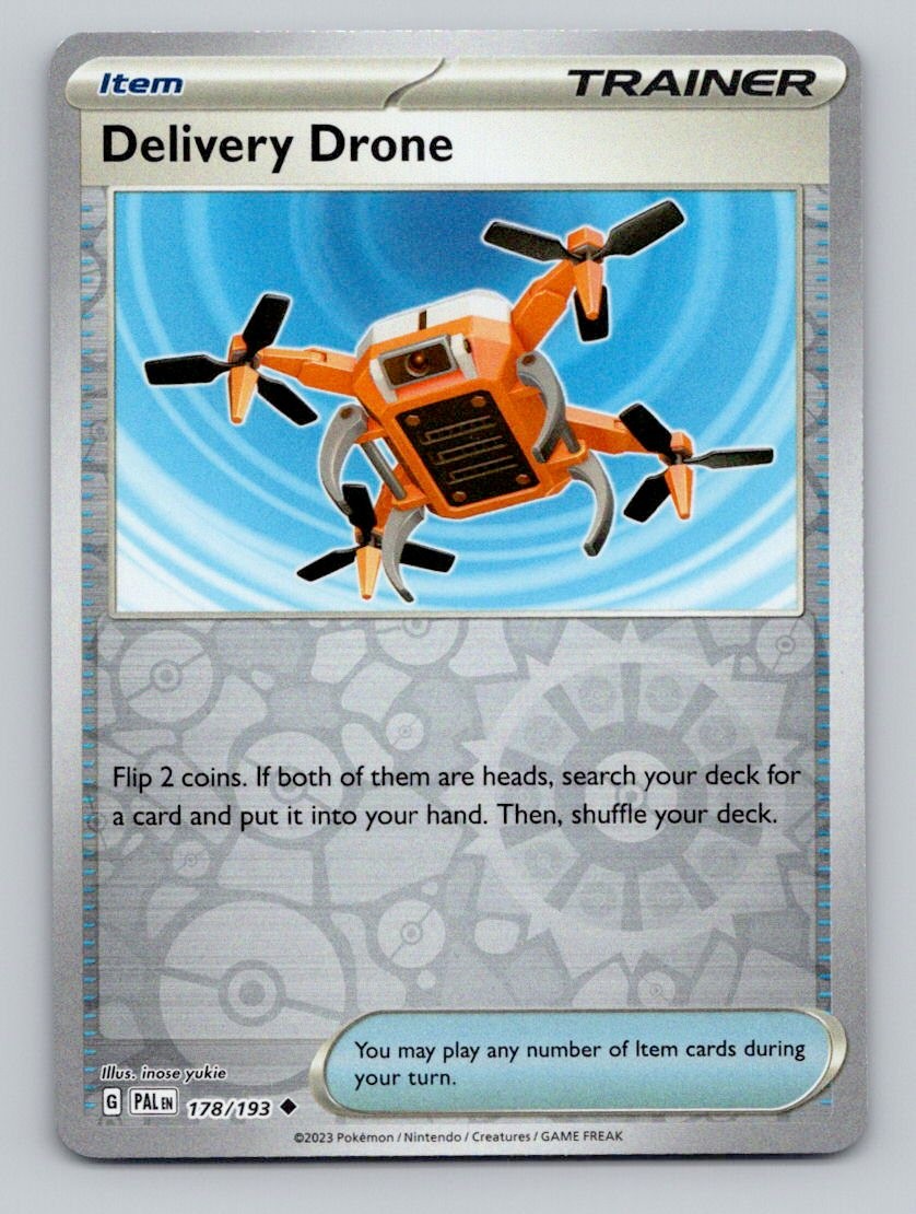Delivery Drone 178/193 Uncommon Paldea Evolved Pokemon Reverse Holo Near Mint