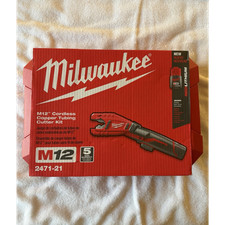Milwaukee M12 2471-21 Copper Tubing Cutter Kit for 3/8 in to 1 in