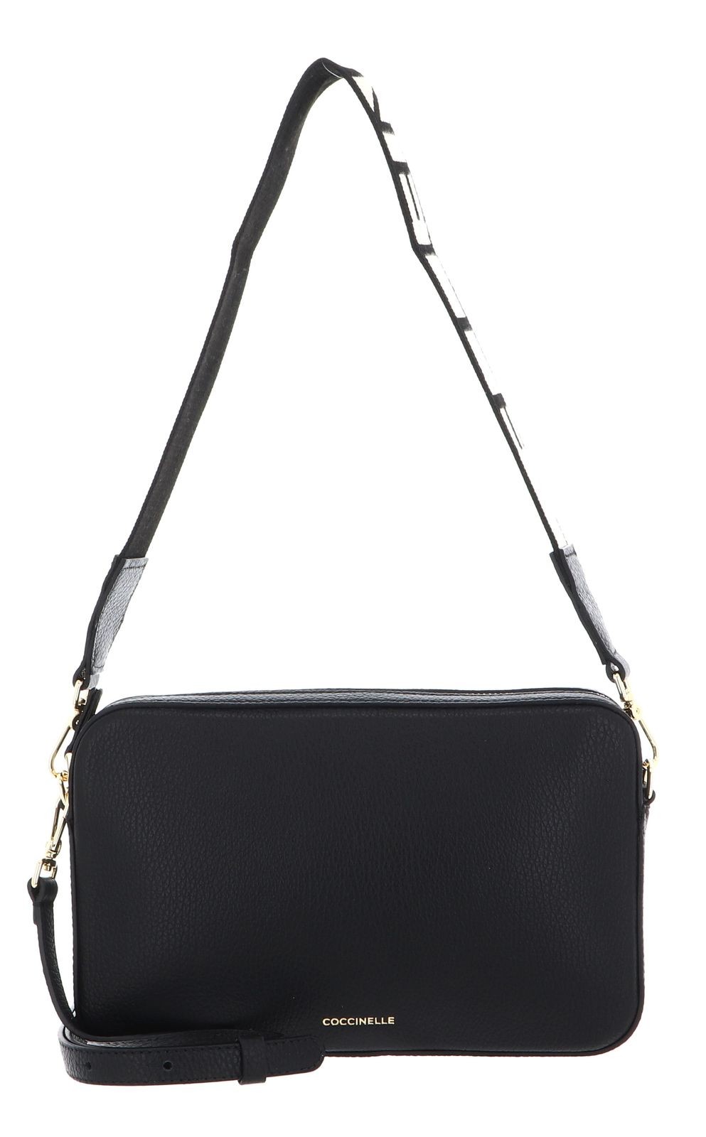 COCCINELLE cross body bag Mini Bag Grained Leather Noir