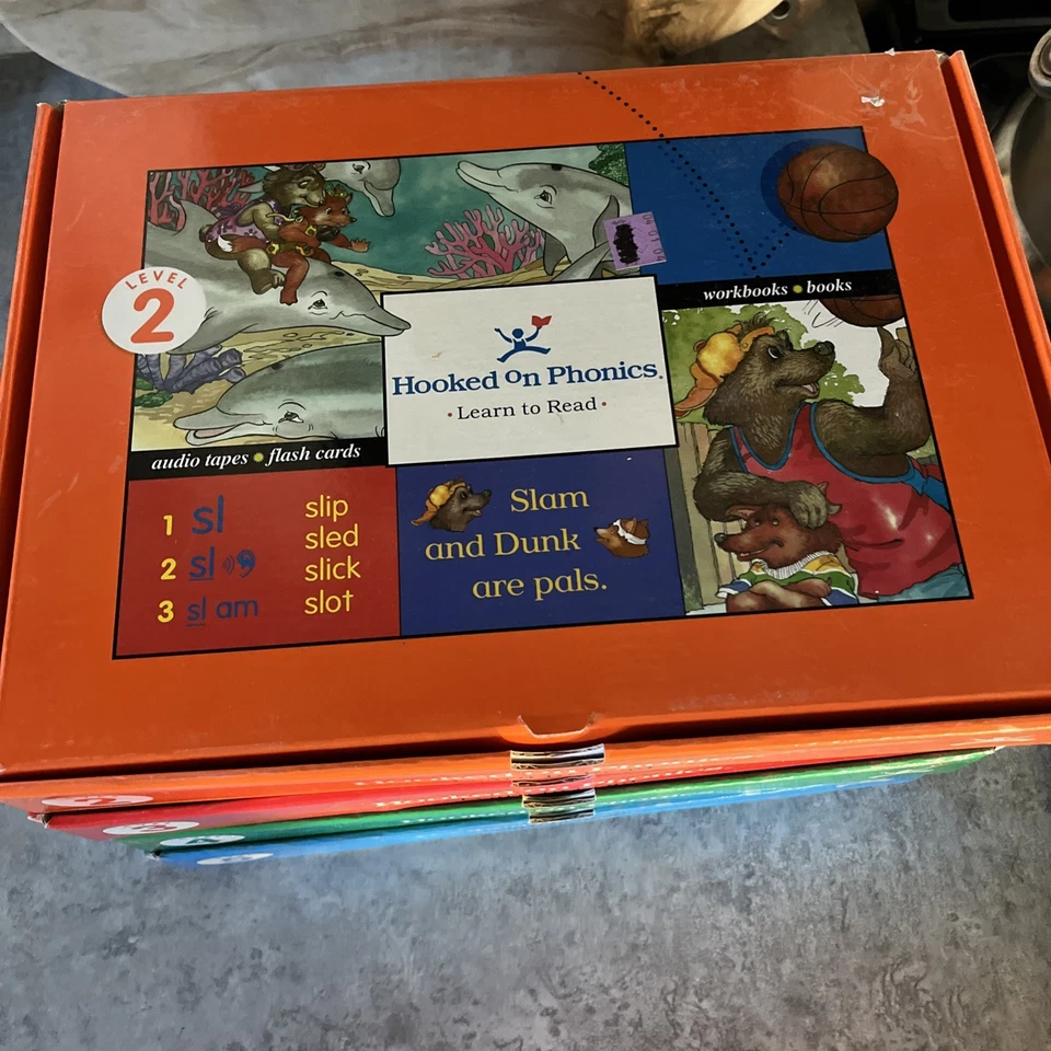 Hooked On Phonics COMPLETE SET  Levels 1 - 5 Books Tapes Flashcards, 2,3,4,5 - Image 4 of 4